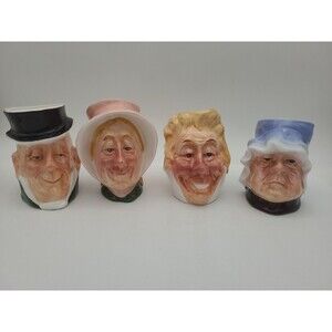 Lot 4 Charles Dickens Toby Jugs NANCO Pitcher Mug Bumble Pip Micawber